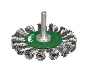 Cepillos circulares alambre trenzado - Vástago 6mm