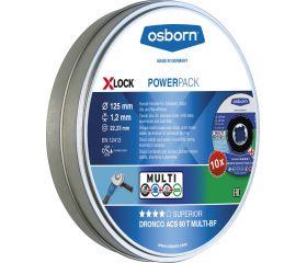 Pack de discos de corte ACS 60 T Multi Special (10 uds. en caja metálica)
