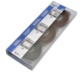 Kit de roda de fibra não tecida para acabamento acetinado
