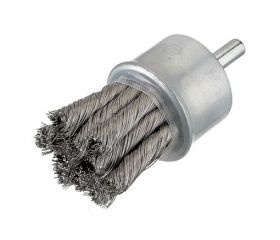 Cepillos pincel alambre trenzado - Vástago 6mm (Amoladora recta altas revoluciones)