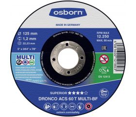 Disco de corte metal ACS 60 / ACS 46 T Multi Special 115 x 1,2 mm