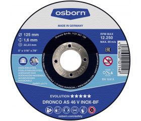 Disco de corte metal AS 46 V Evolution Express 115 x 1,6 mm