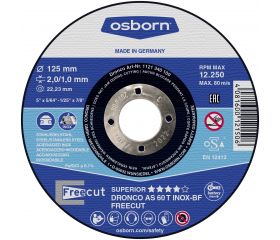 Disco de corte metal AS 46/AS 60 T INOX FreeCut Special (corte libre), 115 x 2/1 mm