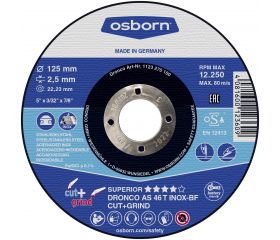 Disco de corte metal AS 46 / AS 30 T INOX CUT+GRIND Special (Corte+Desbaste) 115 x 2,5 mm