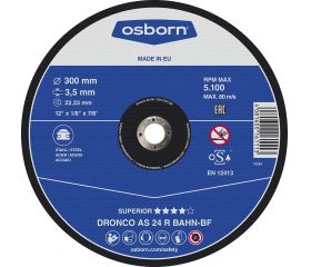 Disco de corte metal AS 24 R BAHN Special 300 x 3,5 mm