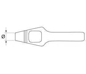 Sacabocados de puente DIN 7200 forma A