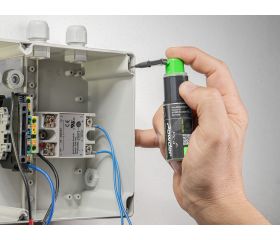 Marcador pulverizador en polvo para orificios profundos