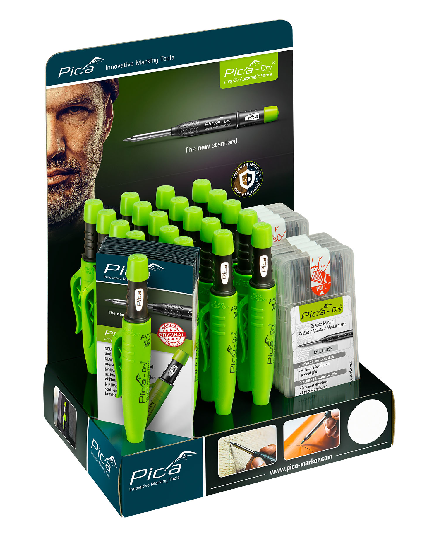 Expositor Pica Dry Grafito