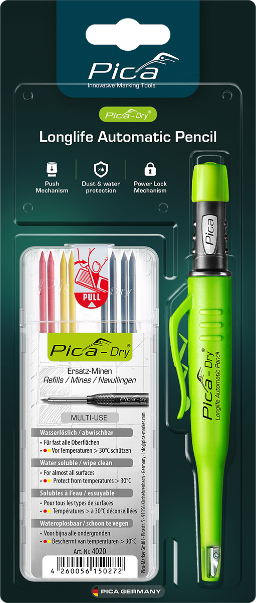 Packs de marcador 3030 Pica-Dry® y estuche de minas