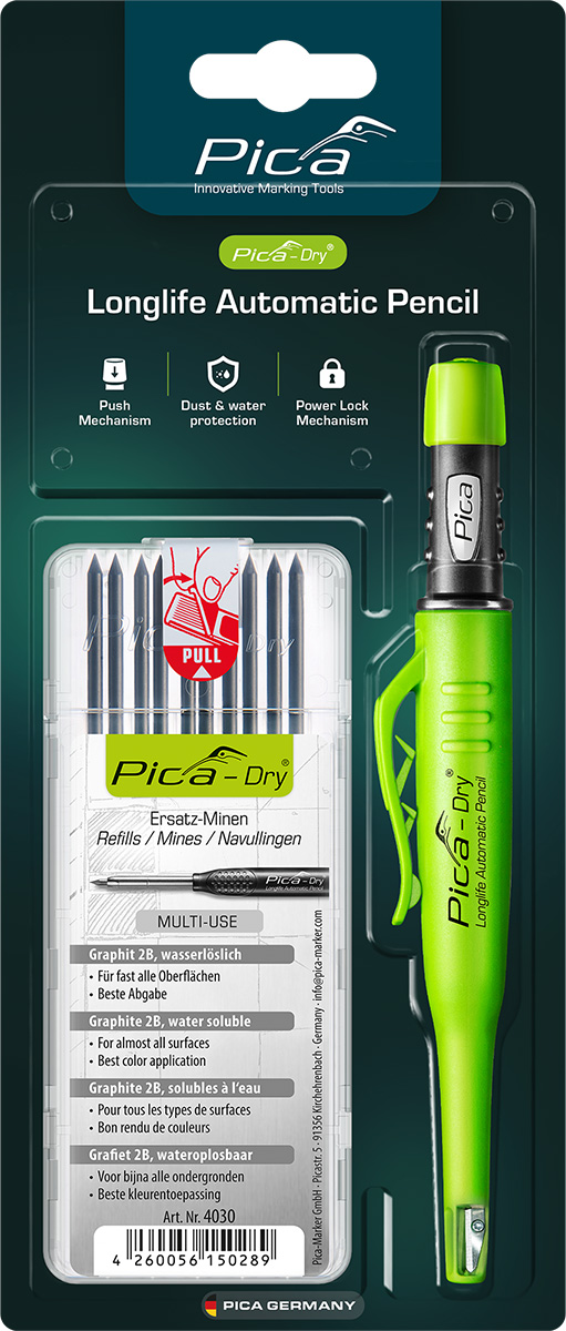 Packs de marcador 3030 Pica-Dry® y estuche de minas