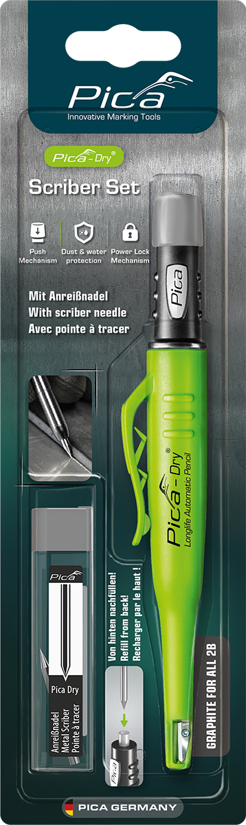 Pack Pica Dry + punta trazadora de metal duro