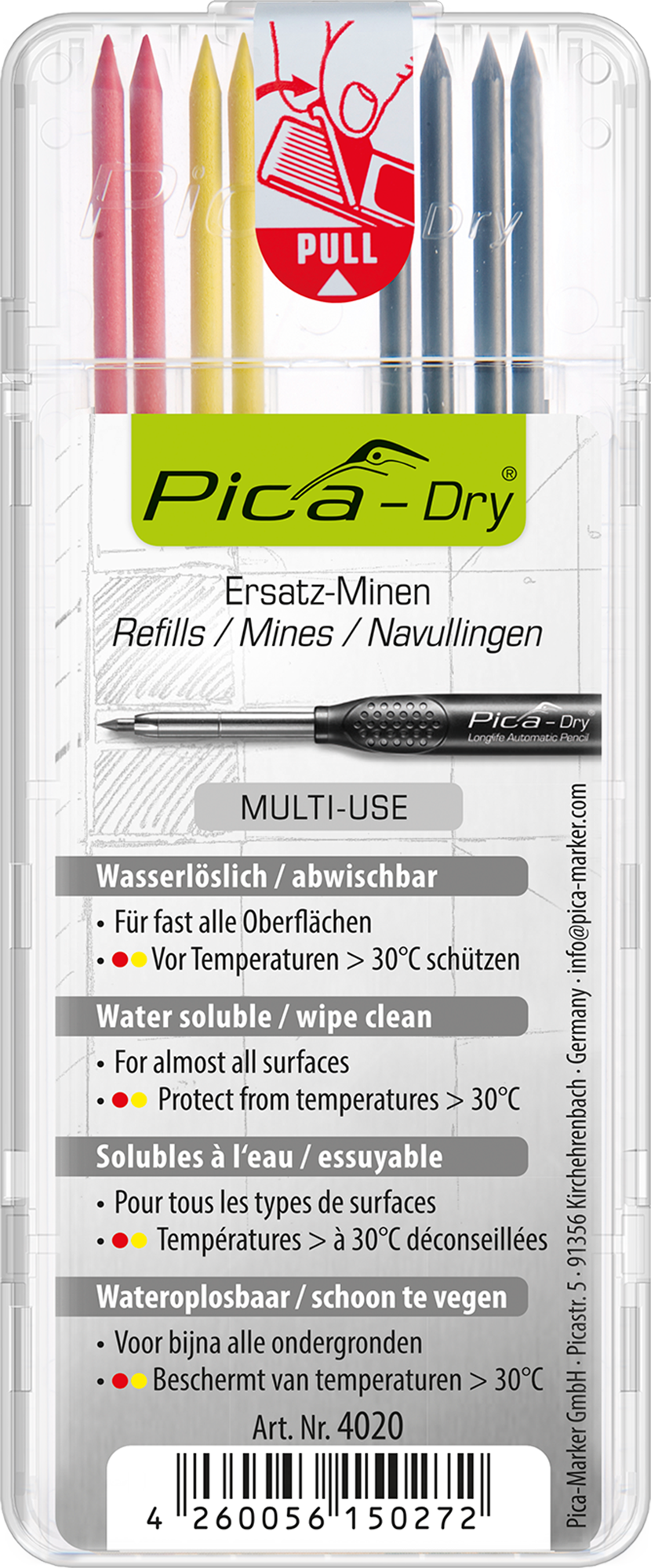 Minas para marcador Pica Dry