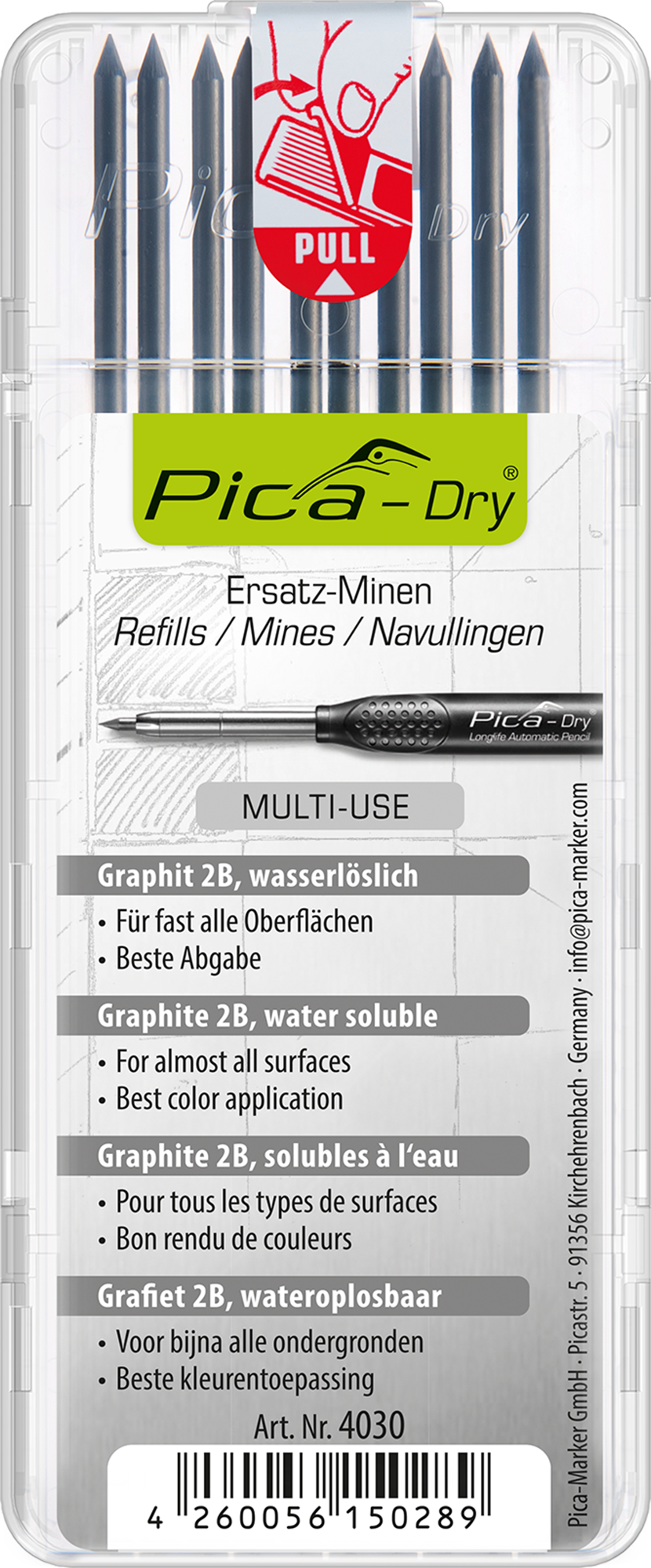 Minas para marcador Pica Dry