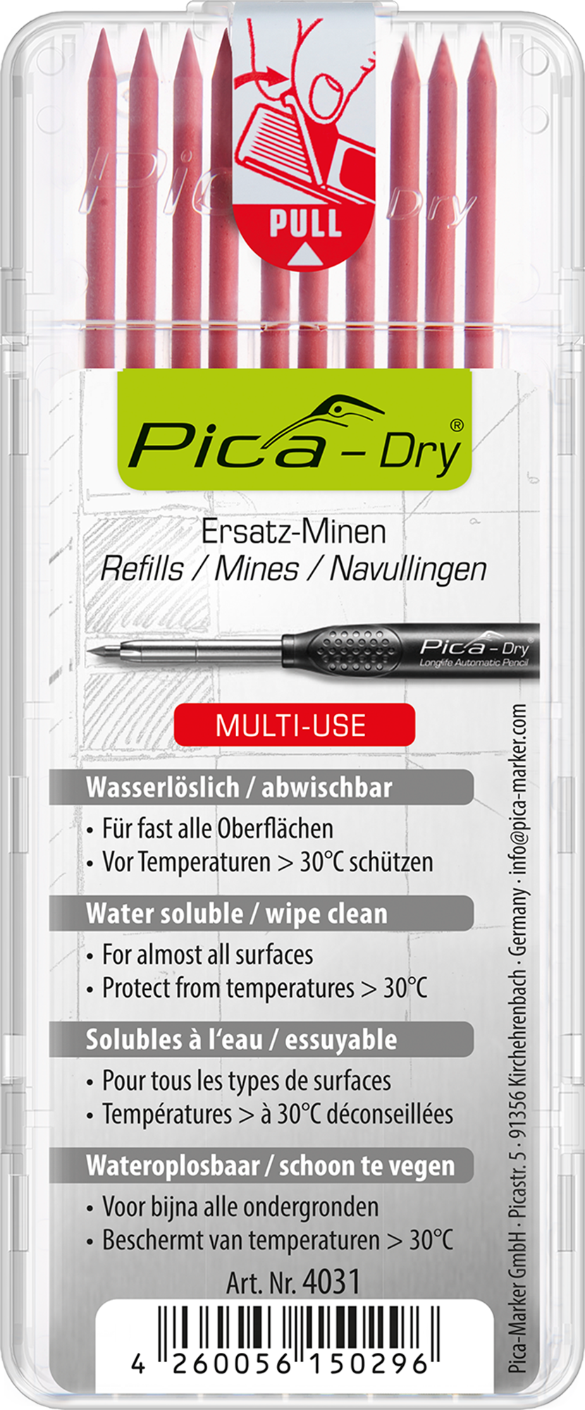Minas para marcador Pica Dry