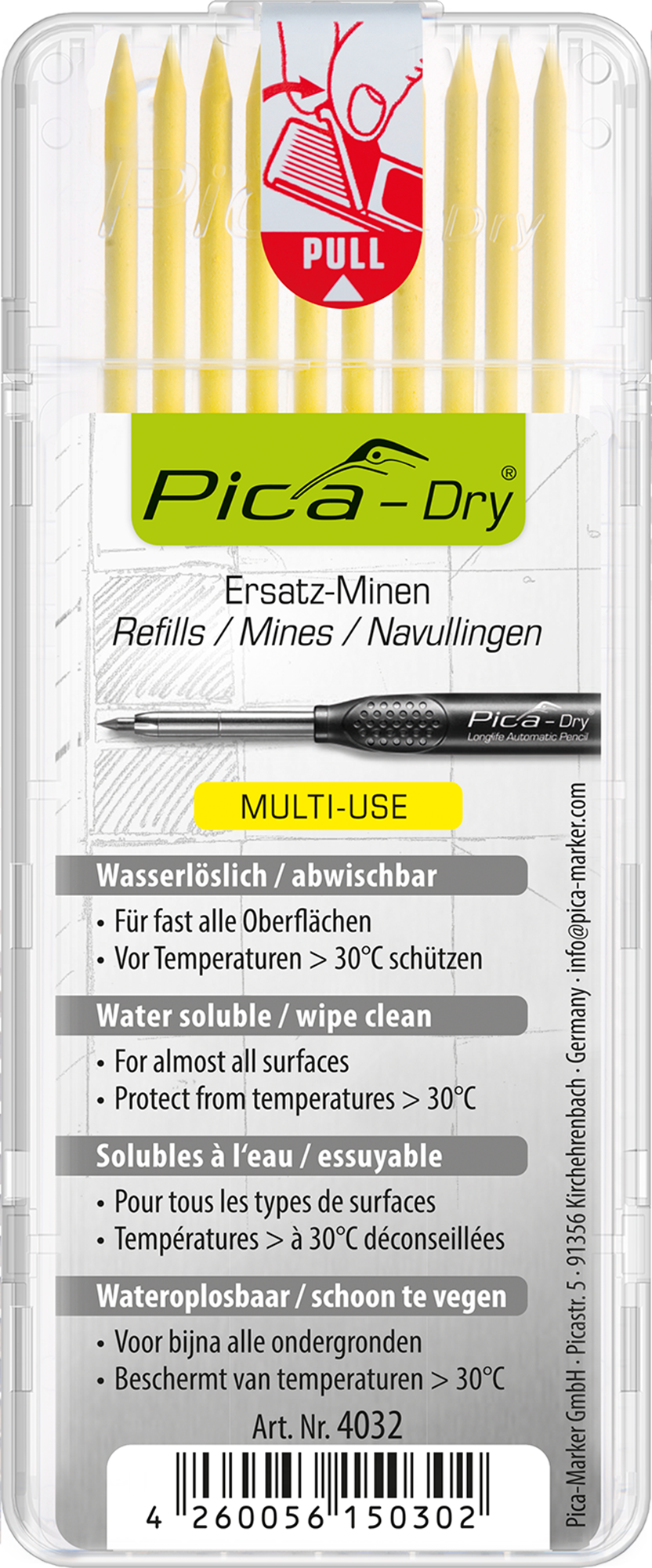 Minas para marcador Pica Dry