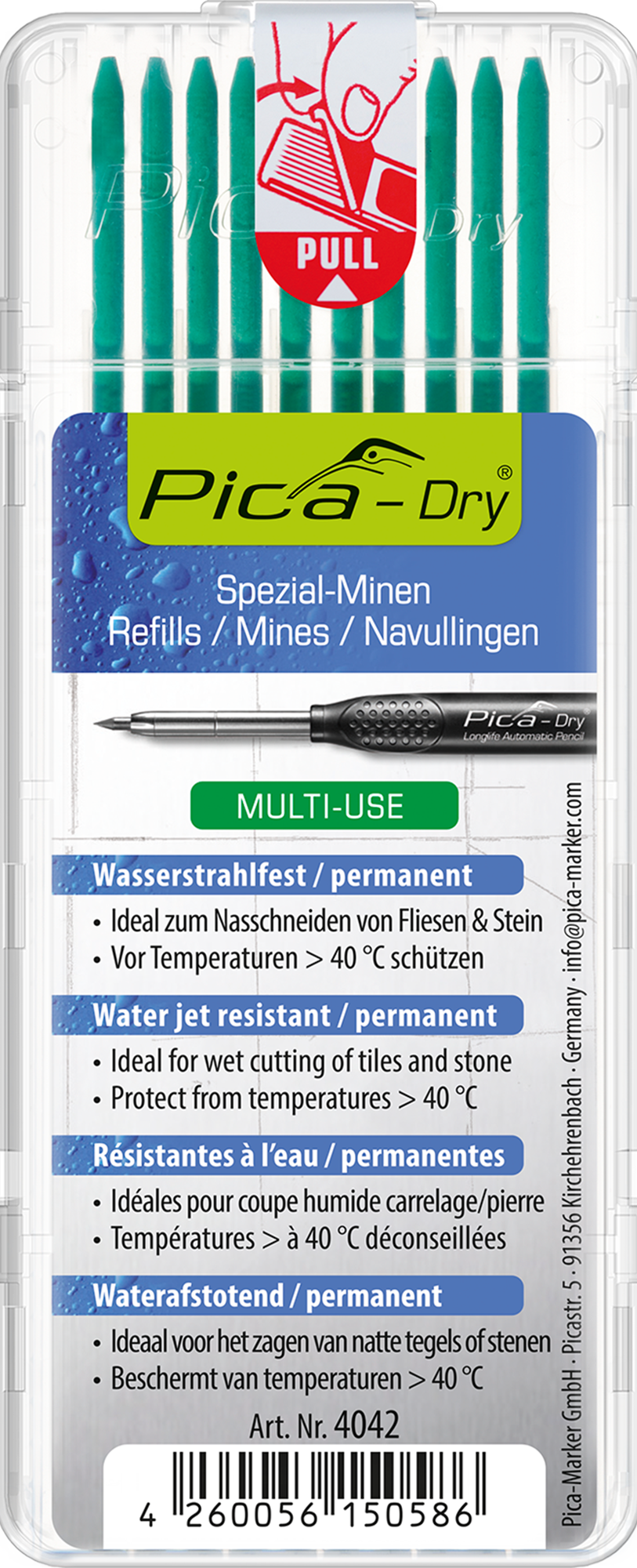 Minas especiales para marcador Pica Dry