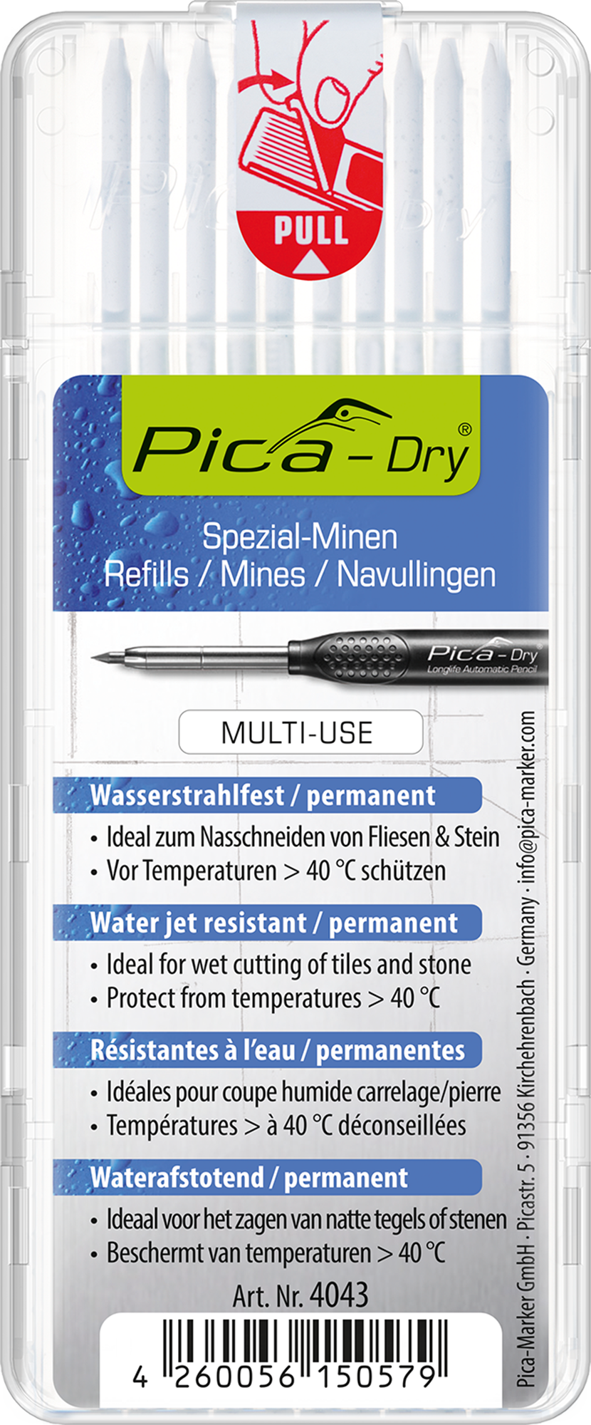 Minas especiales para marcador Pica Dry
