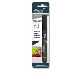 Marcador permanente tipo bala Negro en blíster