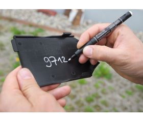 Marcador blanco permanente con punta media Classic 532 Instant White