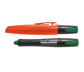 Marcador industrial VISOR permanente Verde