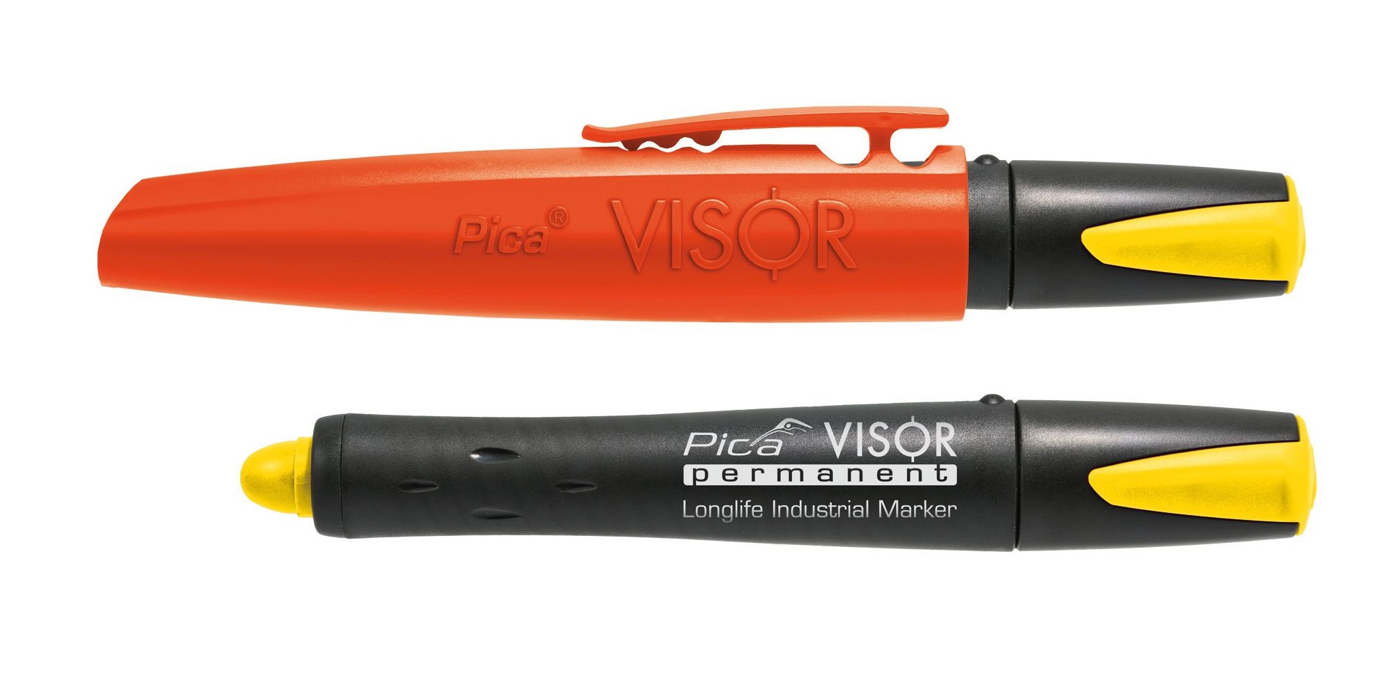 Marcador industrial VISOR permanente Amarillo