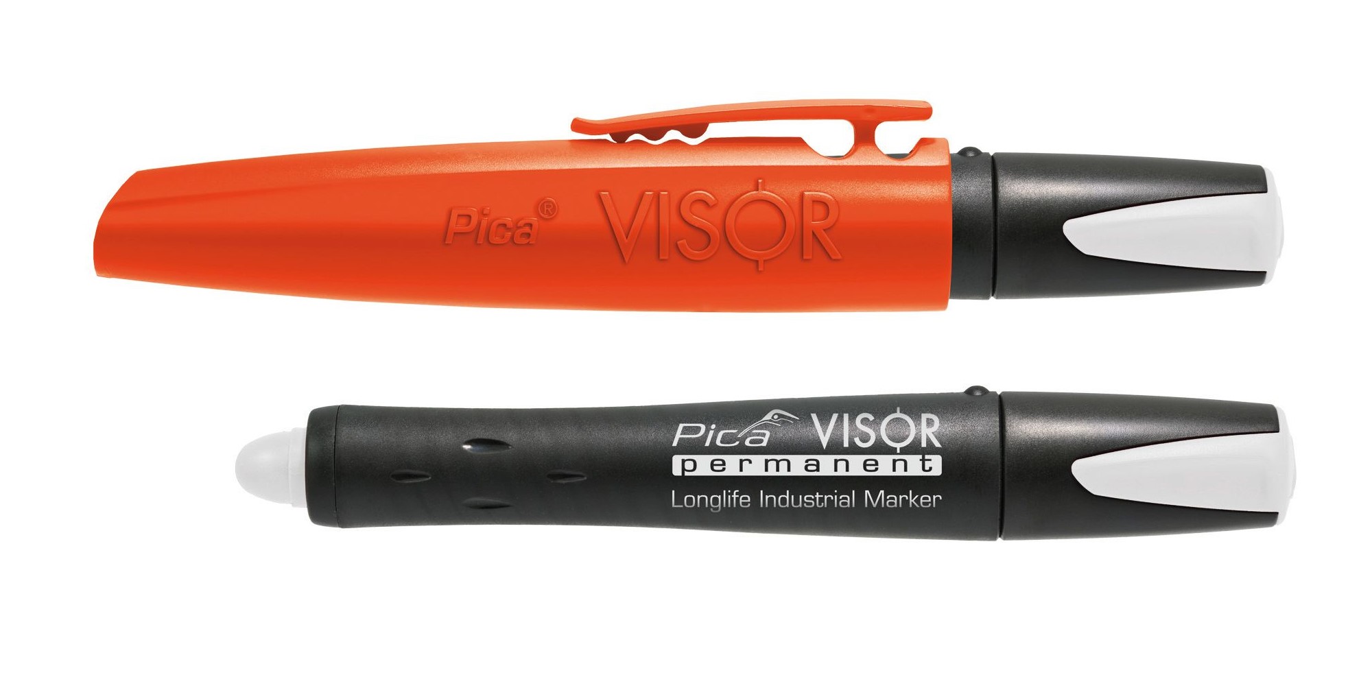 Marcador industrial VISOR permanente Blanco
