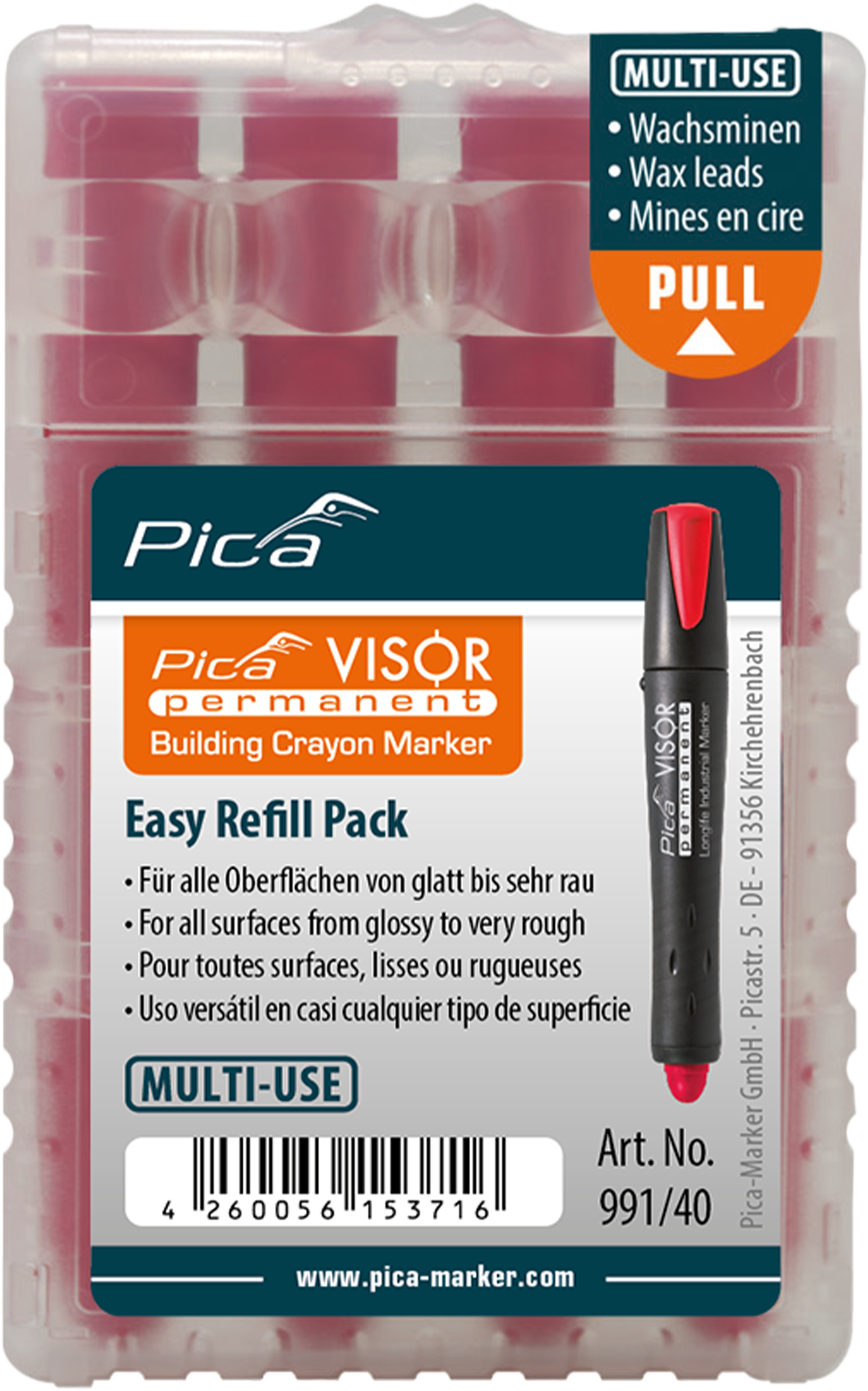 Minas para marcador Pica Visor Permanente