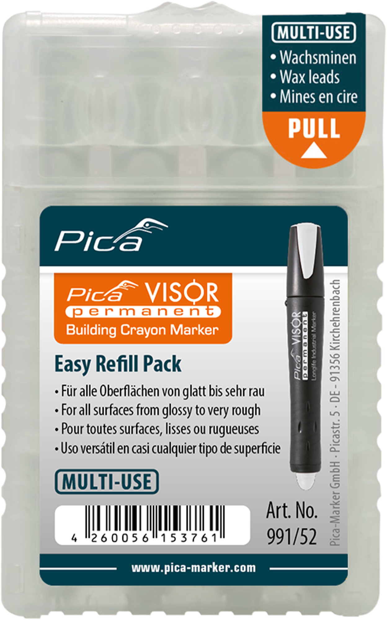 Minas para marcador Pica Visor Permanente
