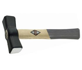 Maceta albañil con mango de madera de fresno de 1,5 kg