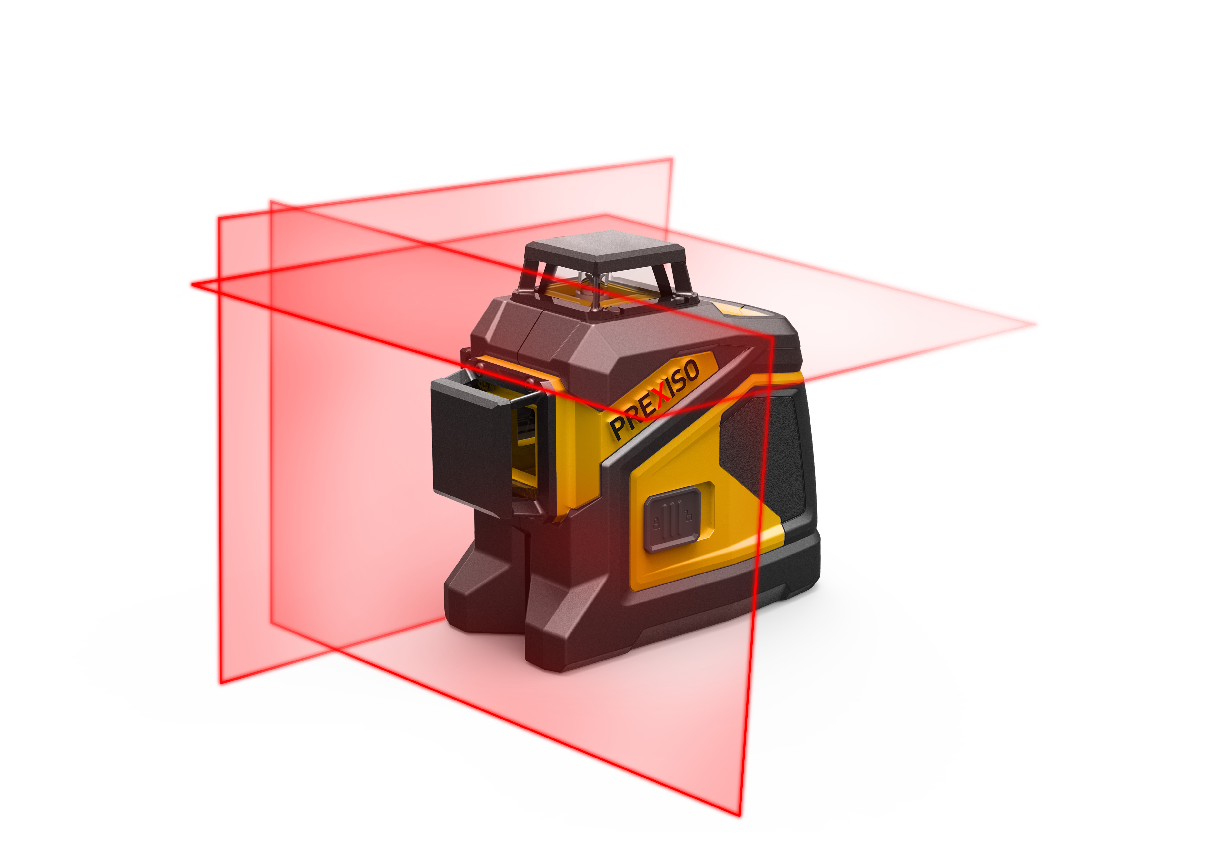 Nivel láser de cruz con dos líneas verticales y una horizontal PLC3-360