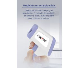 Termómetro infrarrojos para medir la temperatura sin contacto PIT20