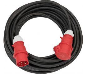 Alargador eléctrico IP44 H07RN-F 5G con enchufe CEE 400V/16A de 5 polos para uso industrial