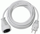 Alargador eléctrico IP20 H05VV-F3G1,5 de 5 m (Blanco)