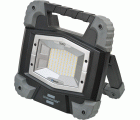 Foco LED portátil TORAN con Bluetooth, protección IP54 y toma de corriente