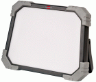 Foco LED portátil antideslumbrante para obra DINORA, IP54 con toma de corriente