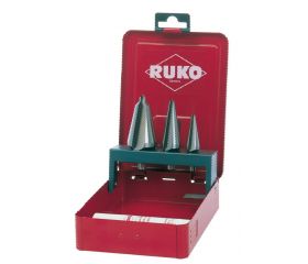 Juego de 3 brocas cónicas HSS y pasta de corte de 30 g
