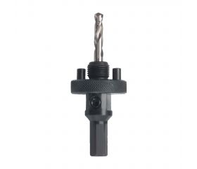 Soporte y broca guía para coronas HSS-bimetal 32-210 mm tipo A2
