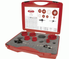 Juego coronas perforadoras HSS bimetal para electricidad