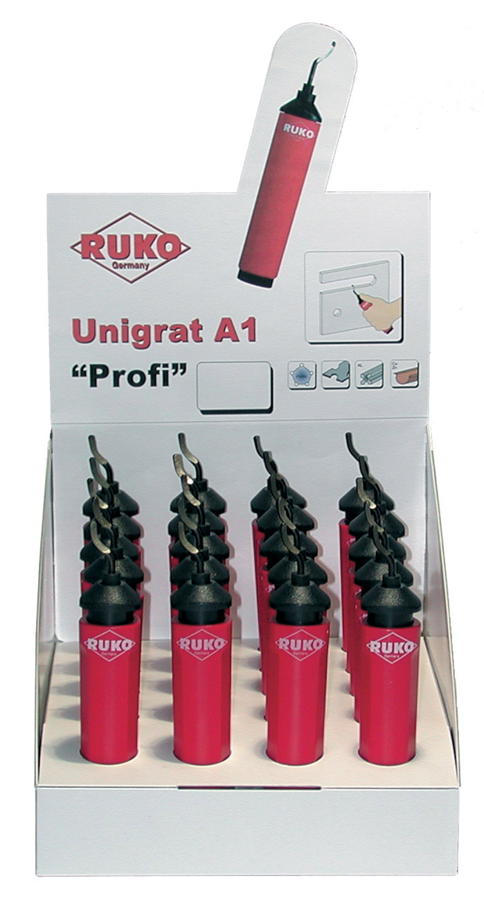 Expositor Profi de desbarbadores Unigrat A1 (20 unidades)