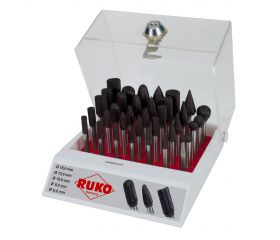 Surtidos fresas de metal duro TiCN con vástago de 6 mm