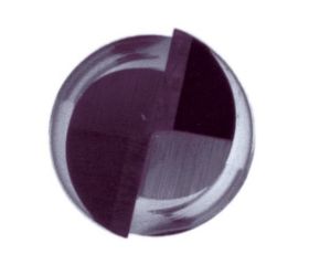 Fresa frontal universal metal duro integral tipo N TiAIN, DIN 6527 K (Ø 6 mm)