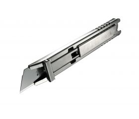 Cúter de seguridad de acero inoxidable con retracción de cuchilla semi automática SK-12