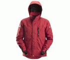 1102 Chaqueta impermeable con aislamiento AllroundWork rojo/ negro