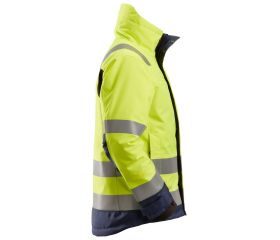 1130 Chaqueta de alta visibilidad clase 3 con aislamiento 37.5® AllroundWork amarillo/ azul marino