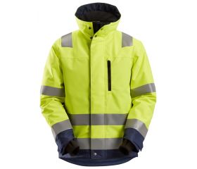 1130 Chaqueta de alta visibilidad clase 3 con aislamiento 37.5® AllroundWork amarillo/ azul marino