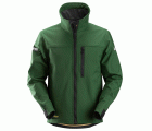 1200 Chaqueta Soft Shell AllroundWork verde forestal-negro