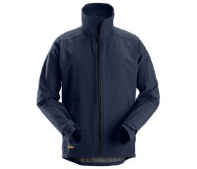 1205 Chaqueta cortaviento SoftShell AllroundWork azul marino