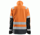 1237 Chaqueta Softshell de alta visibilidad para Mujer clase 2/3 AllroundWork naranja-gris acero