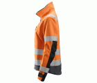 1237 Chaqueta Softshell de alta visibilidad para Mujer clase 2/3 AllroundWork naranja-gris acero