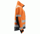1237 Chaqueta Softshell de alta visibilidad para Mujer clase 2/3 AllroundWork naranja-gris acero